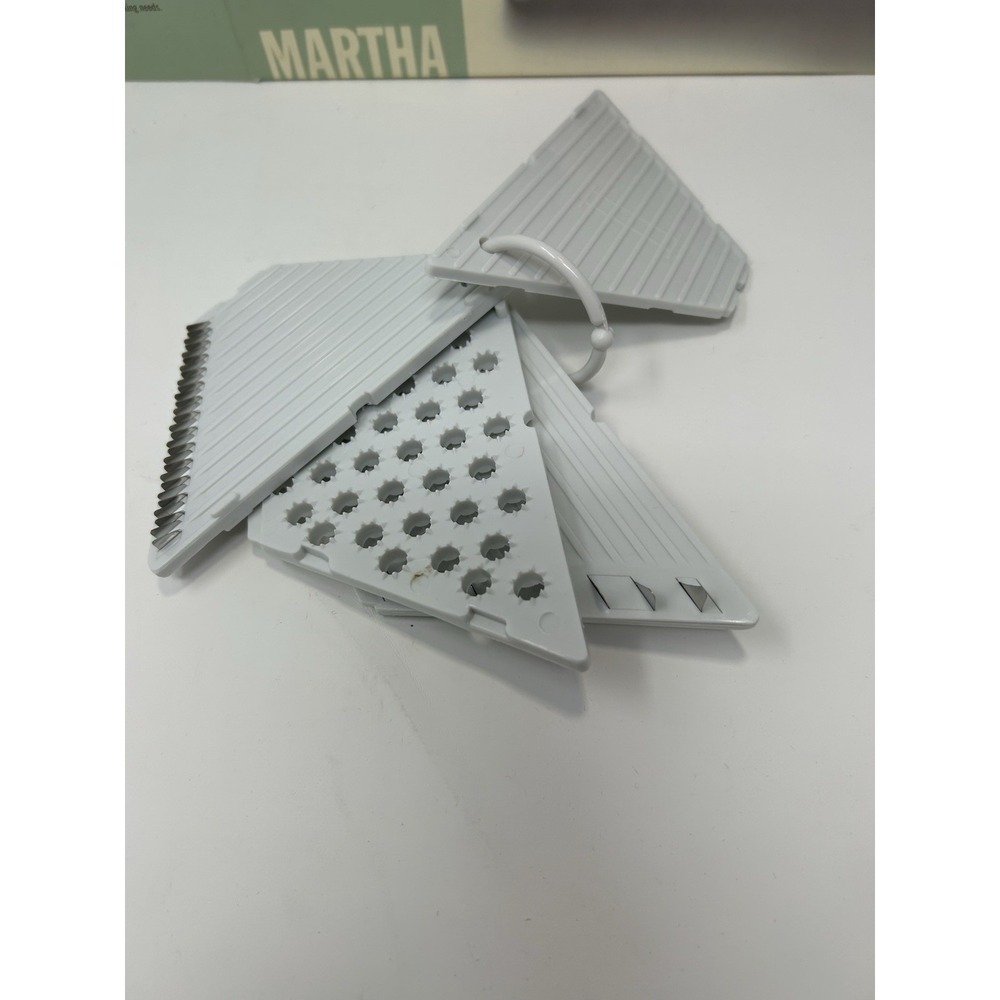 Martha Stewart Mandoline, White, 6 Pieces - Picture 4 of 12